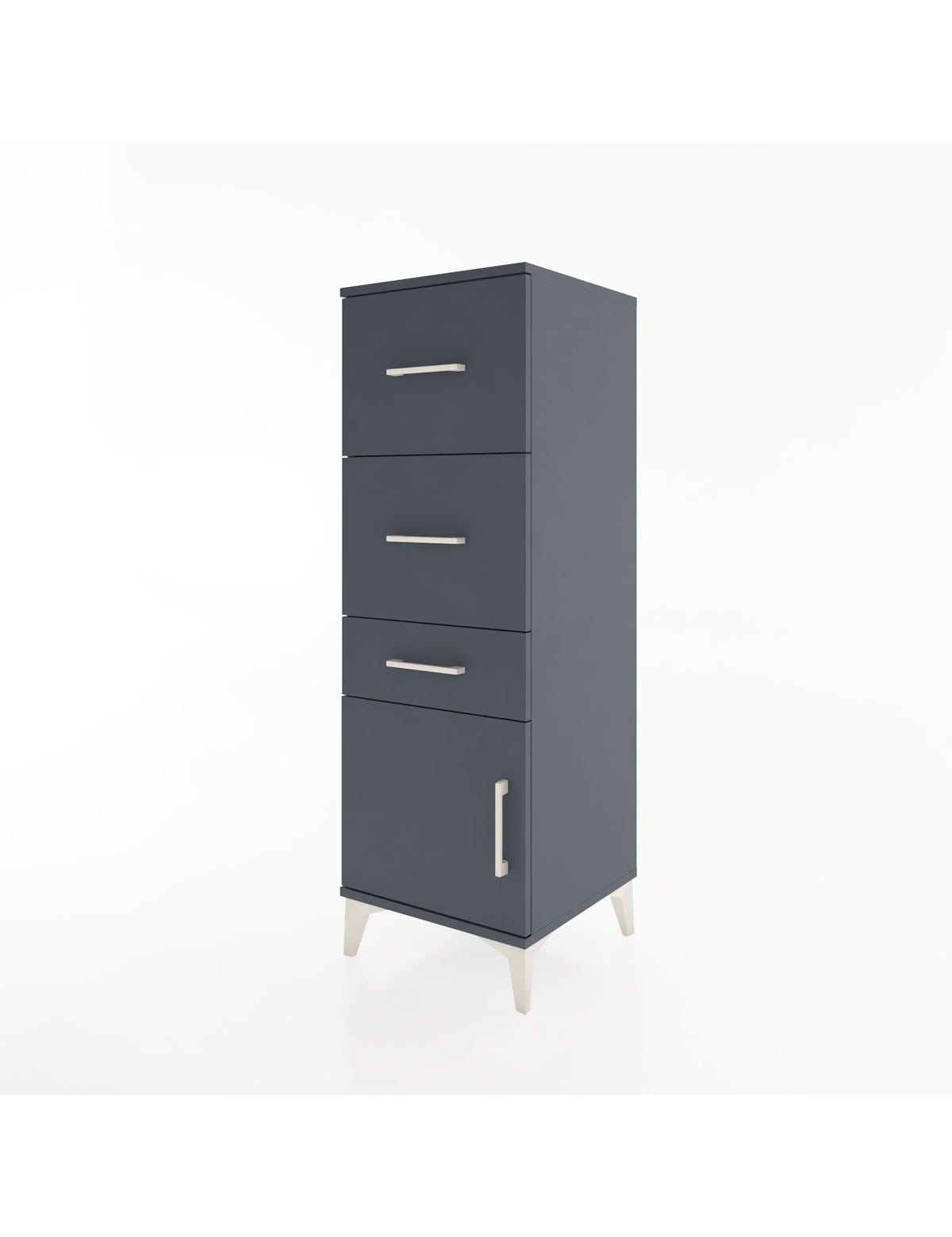 Hyperion Dolap 3 Çekmeceli Tek Kapaklı 44x44x134 - S49M009V5B