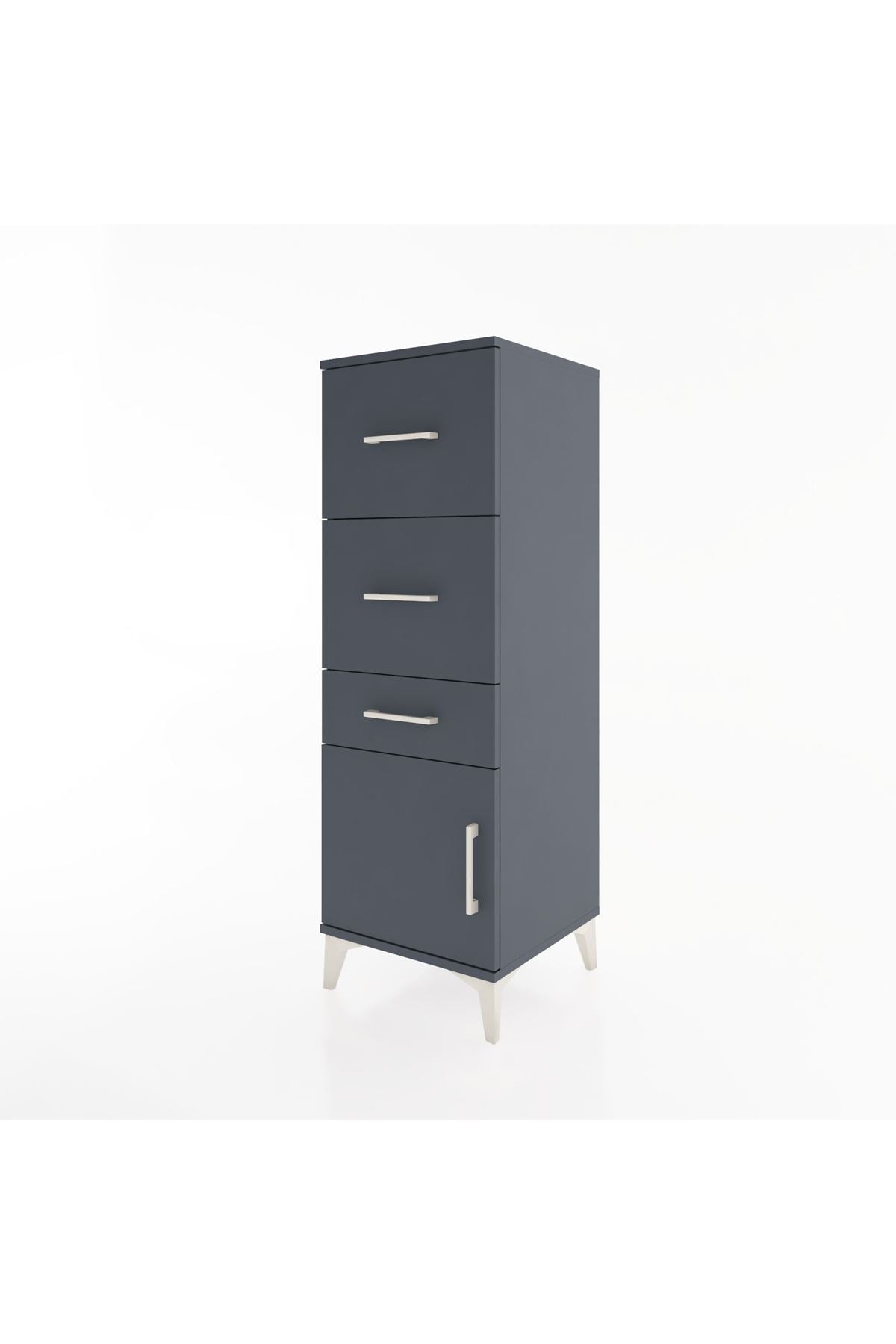 Hyperion Dolap 3 Çekmeceli Tek Kapaklı 44x44x134 - S49M009V5B