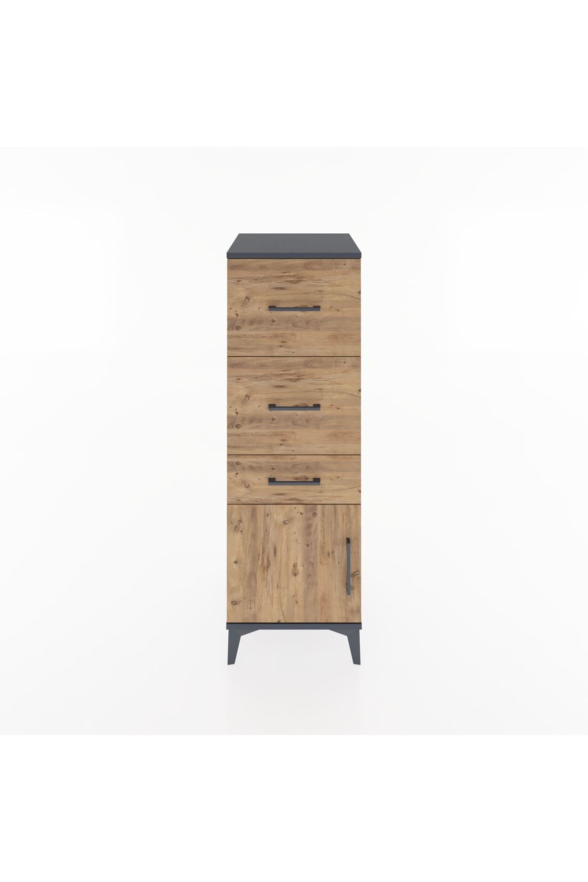 Hyperion Dolap 3 Çekmeceli Tek Kapaklı 44x44x134 - S49M009V6B