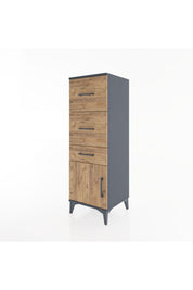 Hyperion Dolap 3 Çekmeceli Tek Kapaklı 44x44x134 - S49M009V6B