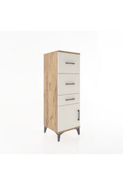 Hyperion Dolap 3 Çekmeceli Tek Kapaklı 44x44x134 - S49M009V7B