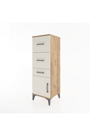 Hyperion Dolap 3 Çekmeceli Tek Kapaklı 44x44x134 - S49M009V7B