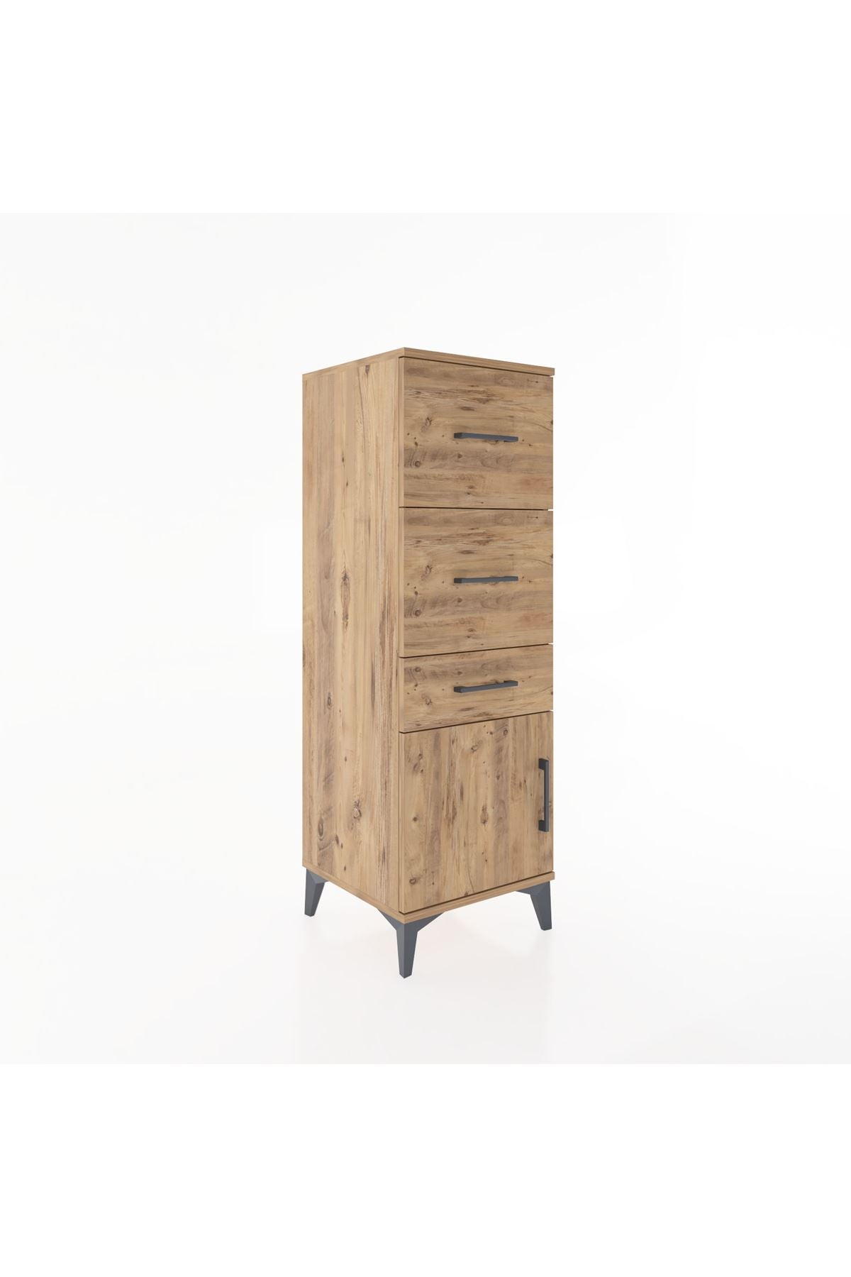Hyperion Dolap 3 Çekmeceli Tek Kapaklı 44x44x134 - S49M009V9B