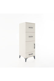 Hyperion Dolap Tek Raflı 3 Çekmeceli Tek Kapaklı 44x44x134 - S49M010V1B