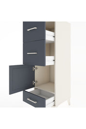 Hyperion Dolap Tek Raflı 3 Çekmeceli Tek Kapaklı 44x44x134 - S49M010V2B