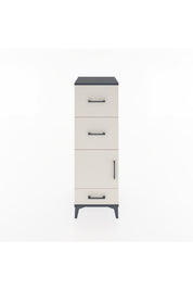 Hyperion Dolap Tek Raflı 3 Çekmeceli Tek Kapaklı 44x44x134 - S49M010V4B
