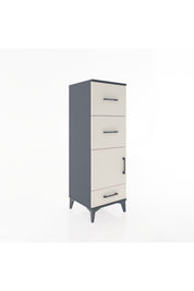 Hyperion Dolap Tek Raflı 3 Çekmeceli Tek Kapaklı 44x44x134 - S49M010V4B
