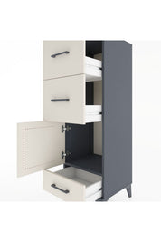 Hyperion Dolap Tek Raflı 3 Çekmeceli Tek Kapaklı 44x44x134 - S49M010V4B