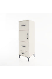 Hyperion Dolap Tek Raflı 3 Çekmeceli Tek Kapaklı 44x44x134 - S49M011V1B