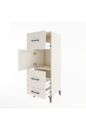 Hyperion Dolap Tek Raflı 3 Çekmeceli Tek Kapaklı 44x44x134 - S49M011V1B