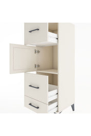 Hyperion Dolap Tek Raflı 3 Çekmeceli Tek Kapaklı 44x44x134 - S49M011V1B