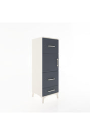 Hyperion Dolap Tek Raflı 3 Çekmeceli Tek Kapaklı 44x44x134 - S49M011V2B