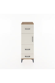 Hyperion Dolap Tek Raflı 3 Çekmeceli Tek Kapaklı 44x44x134 - S49M011V7B