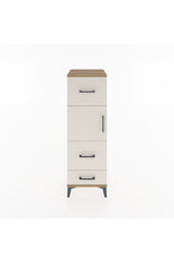 Hyperion Dolap Tek Raflı 3 Çekmeceli Tek Kapaklı 44x44x134