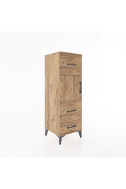 Hyperion Dolap Tek Raflı 3 Çekmeceli Tek Kapaklı 44x44x134 - S49M011V9B