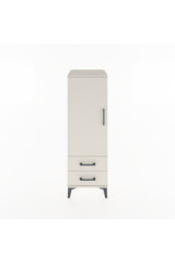 Hyperion Dolap 3 Raflı 2 Çekmeceli Tek Kapaklı 44x44x134