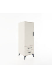 Hyperion Dolap 3 Raflı 2 Çekmeceli Tek Kapaklı 44x44x134 - S49M012V1B