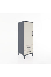 Hyperion Dolap 3 Raflı 2 Çekmeceli Tek Kapaklı 44x44x134 - S49M012V4B