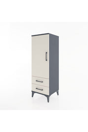 Hyperion Dolap 3 Raflı 2 Çekmeceli Tek Kapaklı 44x44x134 - S49M012V4B