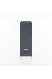 Hyperion Dolap 3 Raflı 2 Çekmeceli Tek Kapaklı 44x44x134 - S49M012V5B