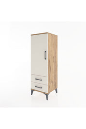 Hyperion Dolap 3 Raflı 2 Çekmeceli Tek Kapaklı 44x44x134 - S49M012V7B