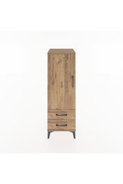 Hyperion Dolap 3 Raflı 2 Çekmeceli Tek Kapaklı 44x44x134 - S49M012V9B