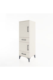 Hyperion Dolap 3 Raflı 2 Çekmeceli 2 Kapaklı 44x44x134 - S49M013V1B