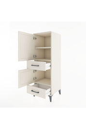 Hyperion Dolap 3 Raflı 2 Çekmeceli 2 Kapaklı 44x44x134 - S49M013V1B