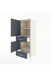 Hyperion Dolap 3 Raflı 2 Çekmeceli 2 Kapaklı 44x44x134 - S49M013V2B