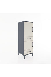 Hyperion Dolap 3 Raflı 2 Çekmeceli 2 Kapaklı 44x44x134 - S49M013V4B