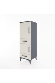 Hyperion Dolap 3 Raflı 2 Çekmeceli 2 Kapaklı 44x44x134 - S49M013V4B