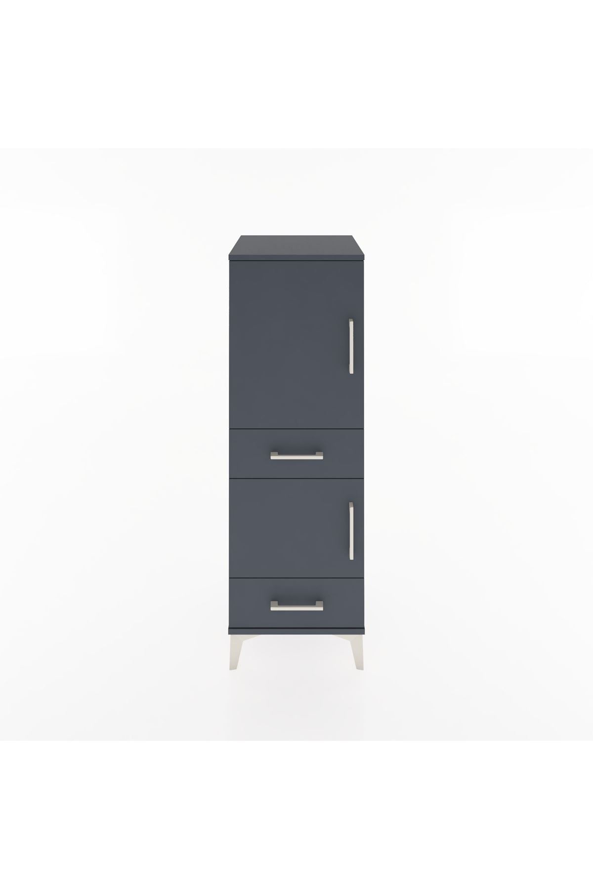 Hyperion Dolap 3 Raflı 2 Çekmeceli 2 Kapaklı 44x44x134 - S49M013V5B