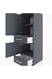 Hyperion Dolap 3 Raflı 2 Çekmeceli 2 Kapaklı 44x44x134 - S49M013V5B