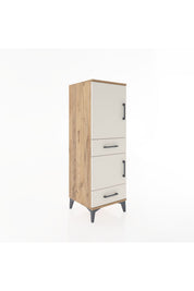Hyperion Dolap 3 Raflı 2 Çekmeceli 2 Kapaklı 44x44x134 - S49M013V7B