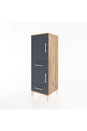 Hyperion Dolap 3 Raflı 2 Çekmeceli 2 Kapaklı 44x44x134 - S49M013V8B