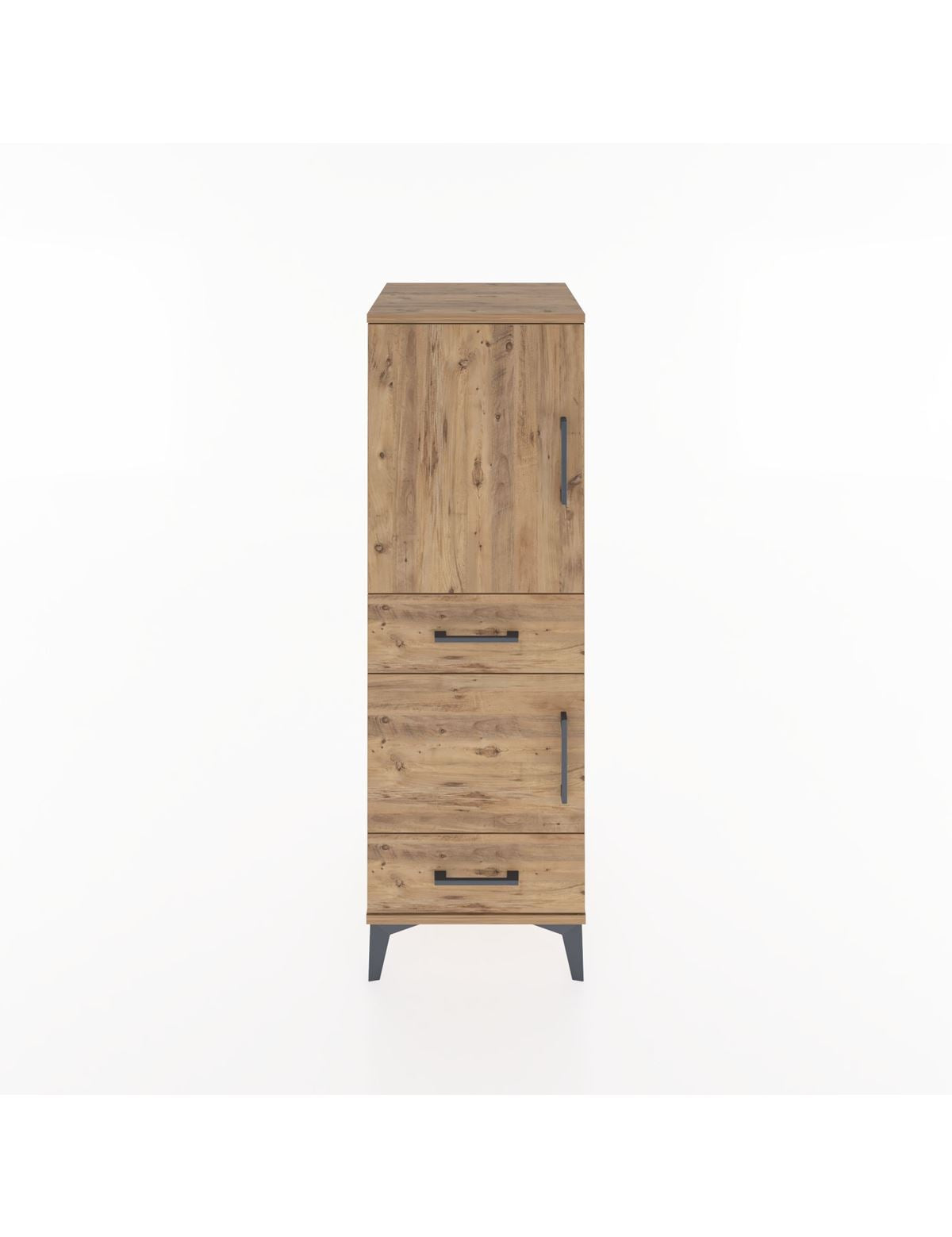 Hyperion Dolap 3 Raflı 2 Çekmeceli 2 Kapaklı 44x44x134 - S49M013V9B