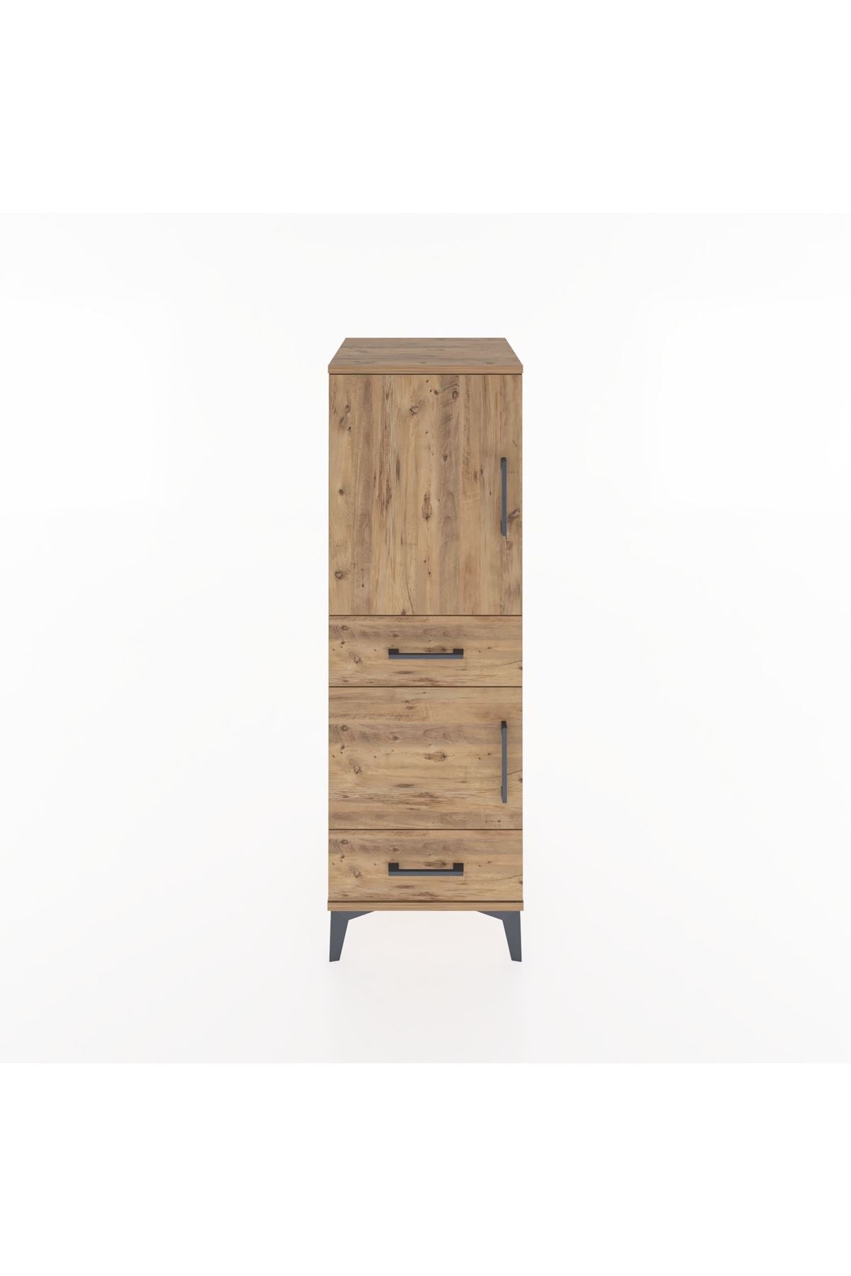 Hyperion Dolap 3 Raflı 2 Çekmeceli 2 Kapaklı 44x44x134 - S49M013V9B