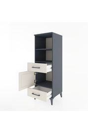Hyperion Dolap 3 Raflı 2 Çekmeceli Tek Kapaklı 44x44x134 - S49M014V4B