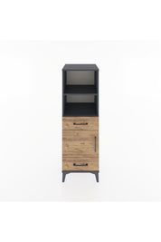 Hyperion Dolap 3 Raflı 2 Çekmeceli Tek Kapaklı 44x44x134 - S49M014V6B