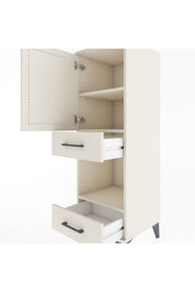 Hyperion Dolap 3 Raflı 2 Çekmeceli Tek Kapaklı 44x44x134 - S49M015V1B