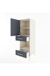 Hyperion Dolap 3 Raflı 2 Çekmeceli Tek Kapaklı 44x44x134 - S49M015V2B