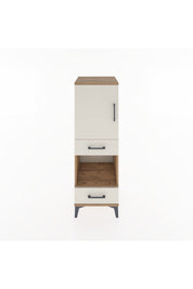 Hyperion Dolap 3 Raflı 2 Çekmeceli Tek Kapaklı 44x44x134 - S49M015V7B