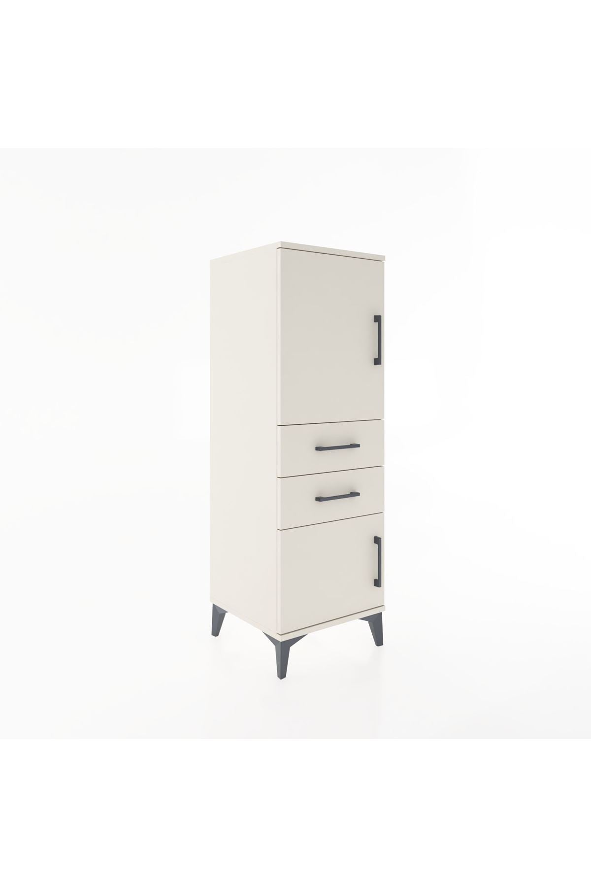 Hyperion Dolap 2 Raflı 2 Çekmeceli 2 Kapaklı 44x44x134 - S49M016V1B