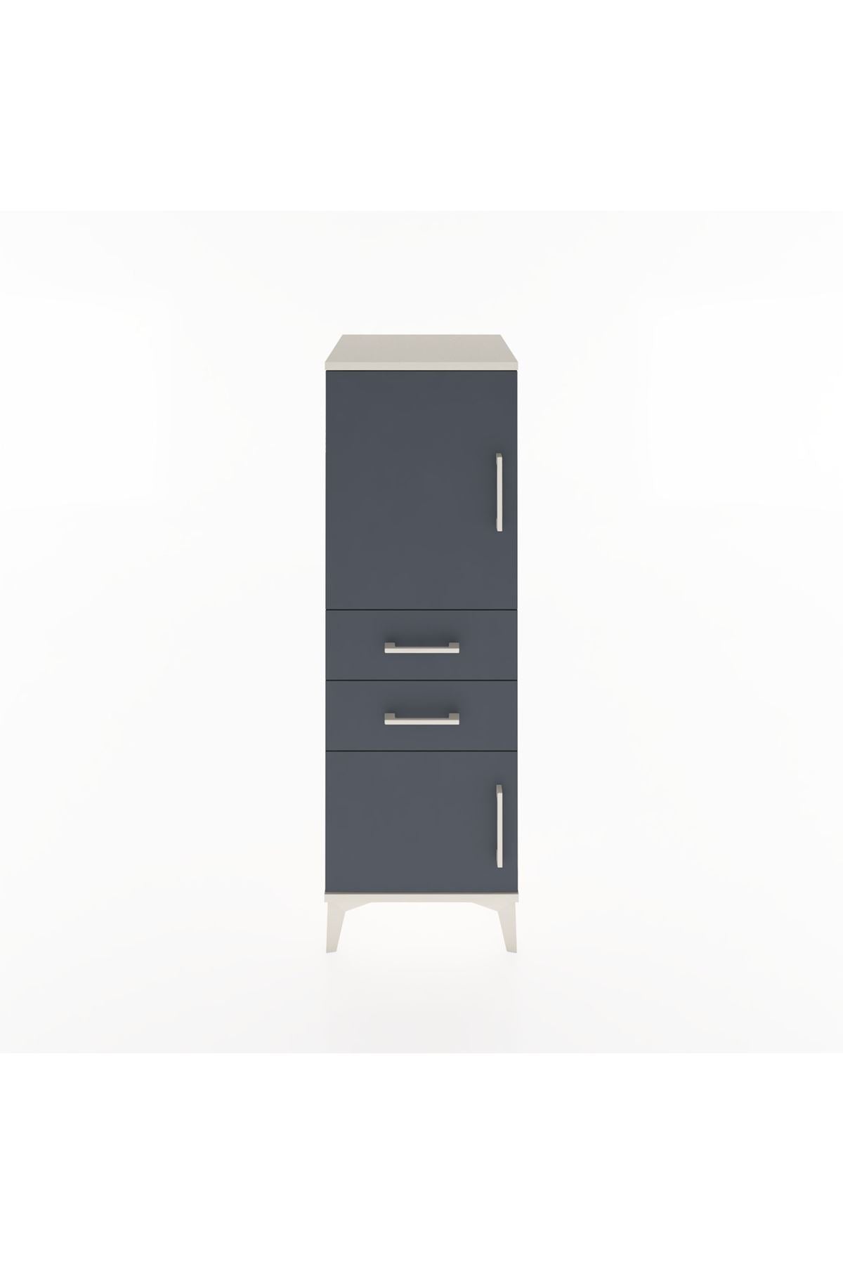 Hyperion Dolap 2 Raflı 2 Çekmeceli 2 Kapaklı 44x44x134 - S49M016V2B