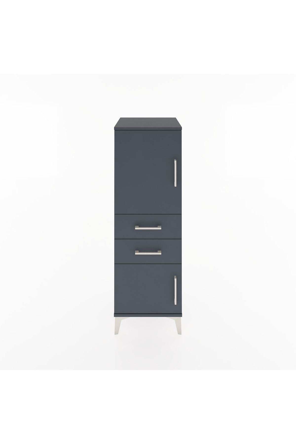 Hyperion Dolap 2 Raflı 2 Çekmeceli 2 Kapaklı 44x44x134 - S49M016V5B