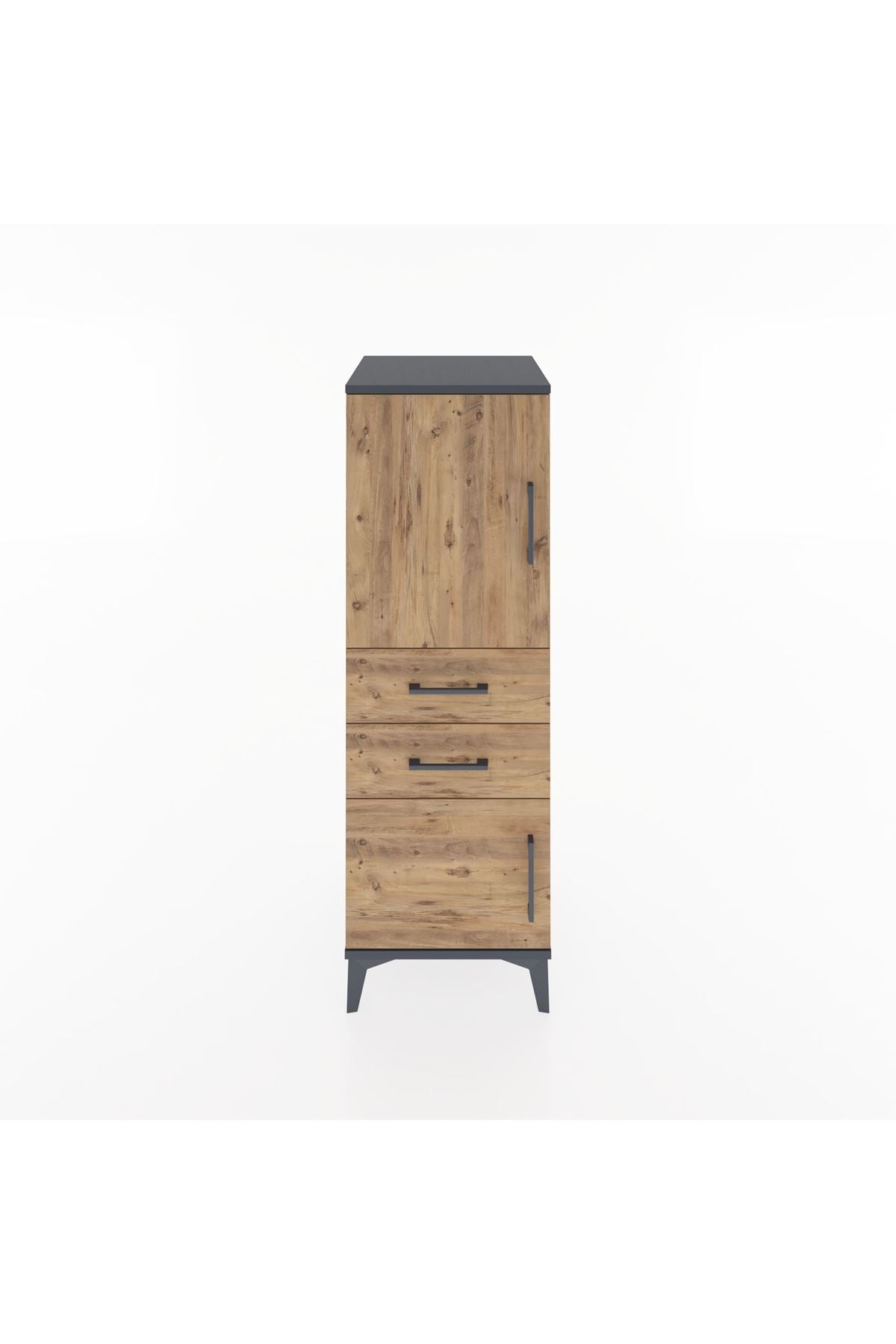 Hyperion Dolap 2 Raflı 2 Çekmeceli 2 Kapaklı 44x44x134 - S49M016V6B