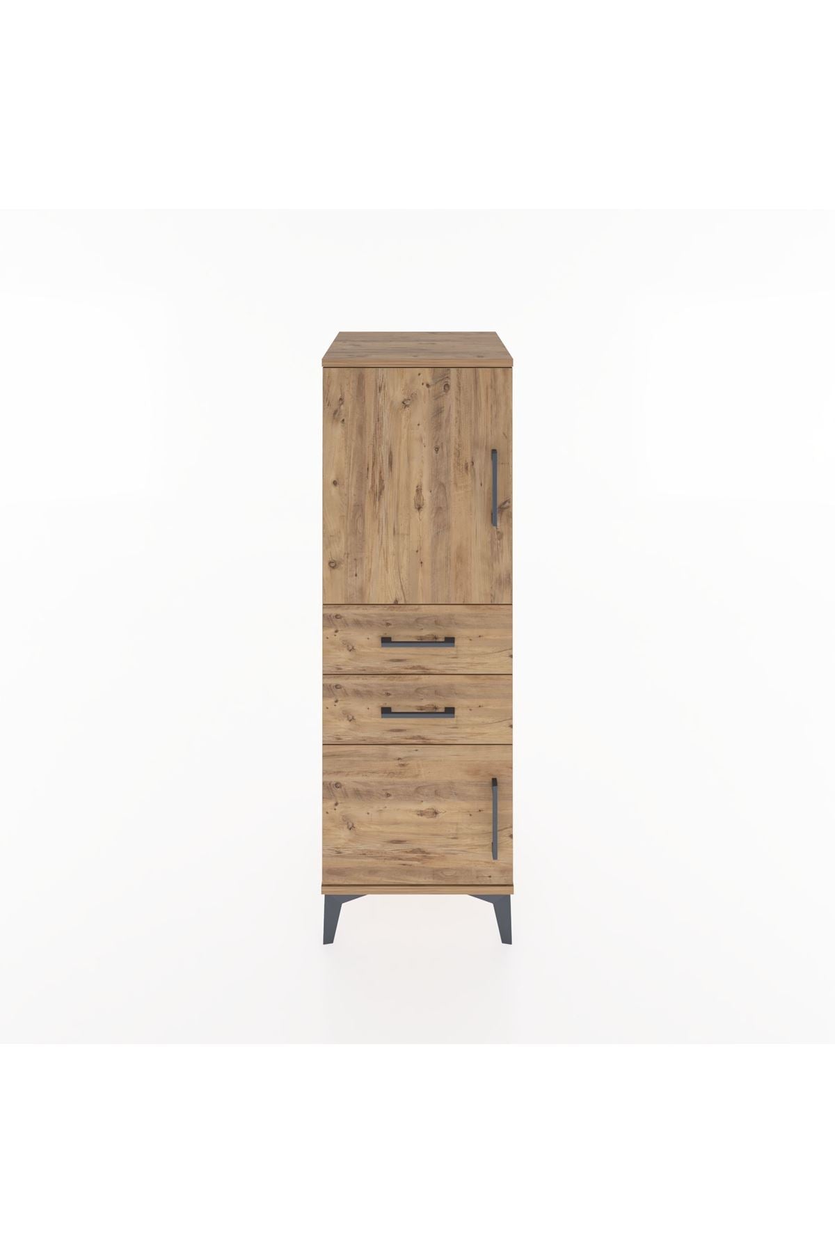Hyperion Dolap 2 Raflı 2 Çekmeceli 2 Kapaklı 44x44x134 - S49M016V9B