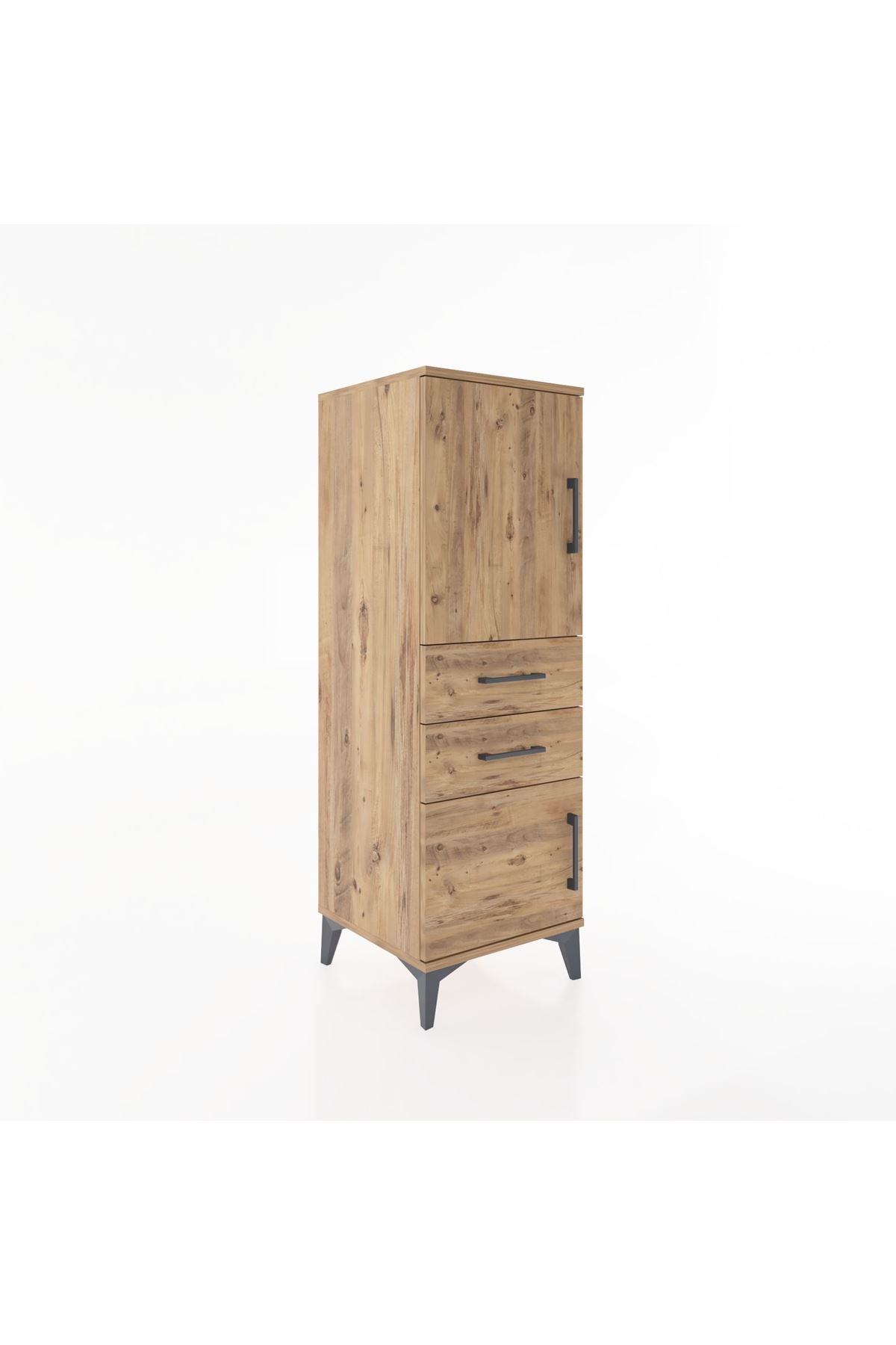 Hyperion Dolap 2 Raflı 2 Çekmeceli 2 Kapaklı 44x44x134 - S49M016V9B
