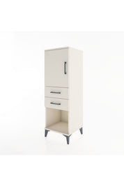 Hyperion Dolap 2 Raflı 2 Çekmeceli Tek Kapaklı 44x44x134 - S49M017V1B