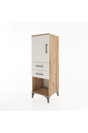 Hyperion Dolap 2 Raflı 2 Çekmeceli Tek Kapaklı 44x44x134 - S49M017V7B